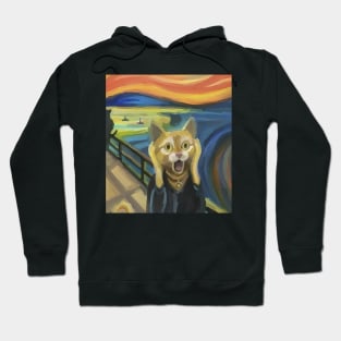 parody painting cat Hoodie